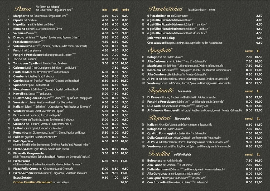 Menu_Restaurant Pizzeria Venezia_Hünxe_image_2