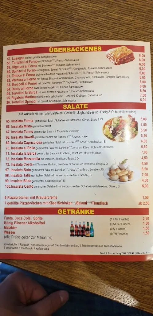 Menu_Pizzeria La Barca_Hünxe_image_4