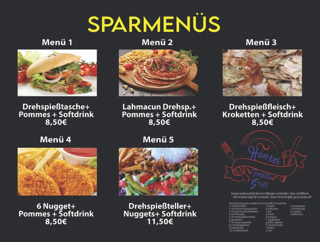 Menu_Hünxer Imbiss Grill_Hünxe_image_1