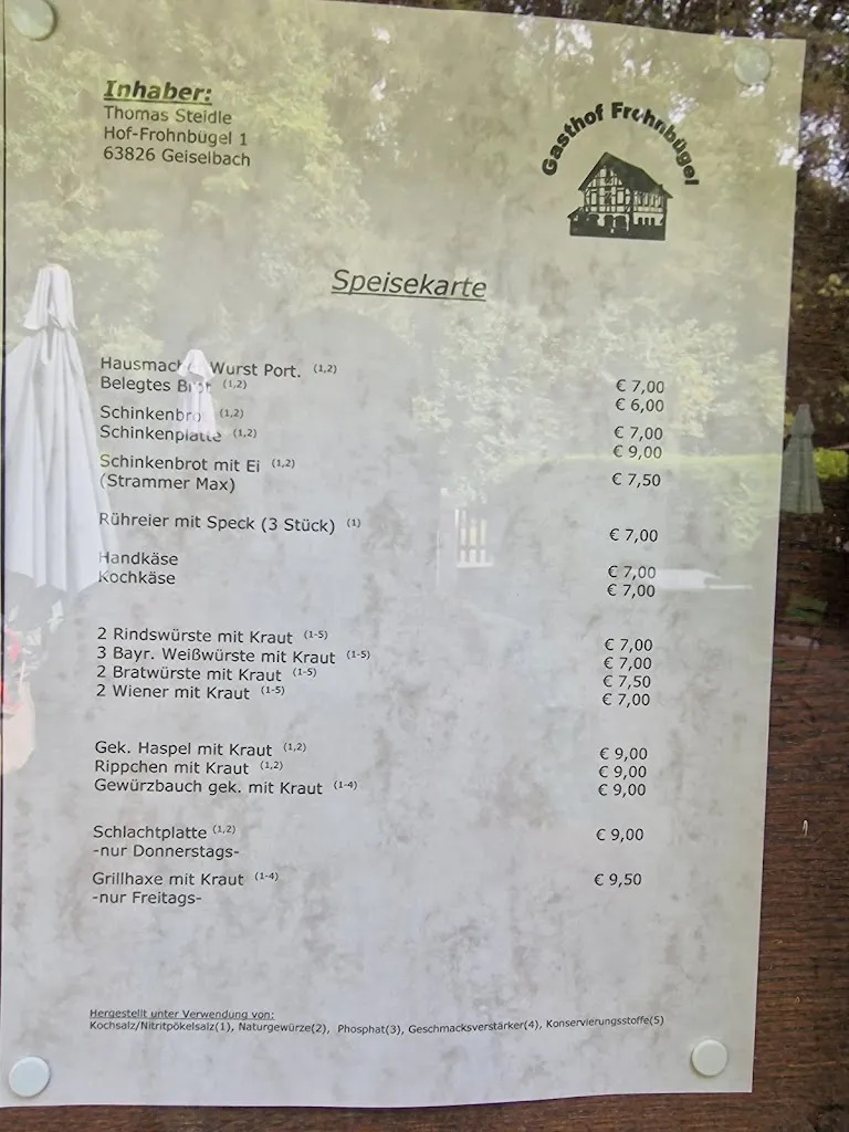 Menu_Gaststätte Frohnbügel_Geiselbach_image_1