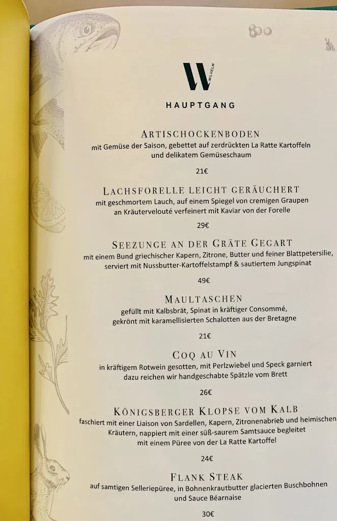 Menu_Restaurant Wilhelm_Berlin_image_1