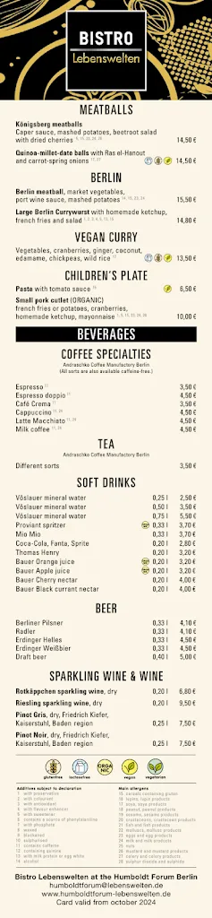 Menu_Bistro Lebenswelten - Humboldt Forum_Berlin_image_4