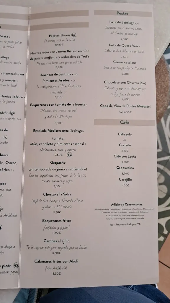 Menu_Tapas Berlin El Colmado Alexanderplatz_Berlin_image_2