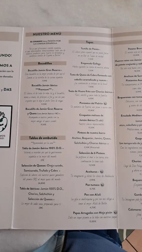 Menu_Tapas Berlin El Colmado Alexanderplatz_Berlin_image_4