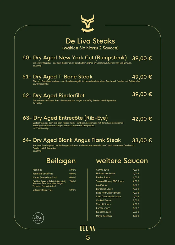 Menu_DE LIVA Holzkohlegrill & Steakhouse_Ibbenbüren_immagine_1