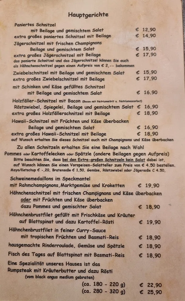 Menu_Schwäbischer Gasthof Dörenther Klippen_Ibbenbüren_immagine_1