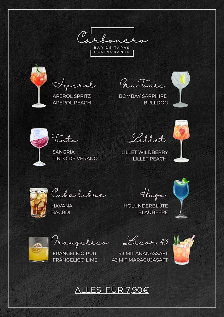 Menü_Carbonero Bar de Tapas Restaurante_Ibbenbüren_Bild_1