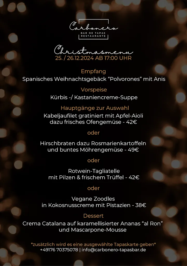 Menü_Carbonero Bar de Tapas Restaurante_Ibbenbüren_Bild_2