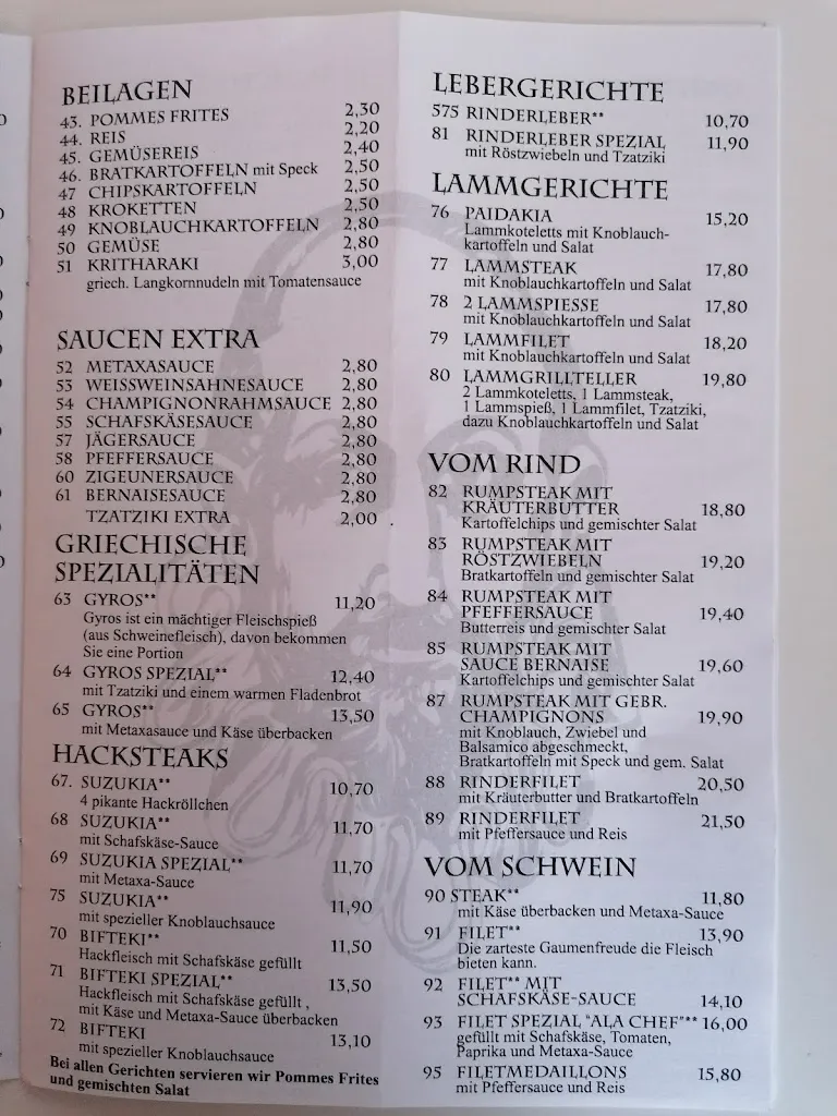 Menu_El Greco Restaurant_Ibbenbüren_immagine_1