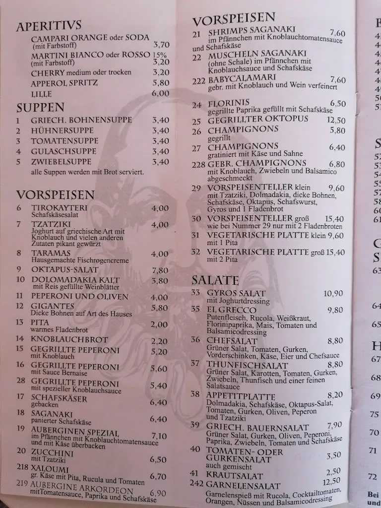 Menu_El Greco Restaurant_Ibbenbüren_immagine_2