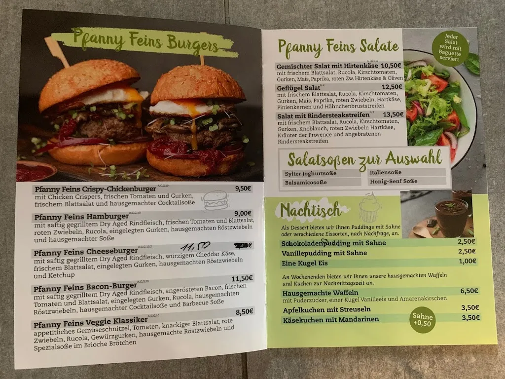 Menu_Pfanny Fein City Schnellrestaurant_Ibbenbüren_image_1