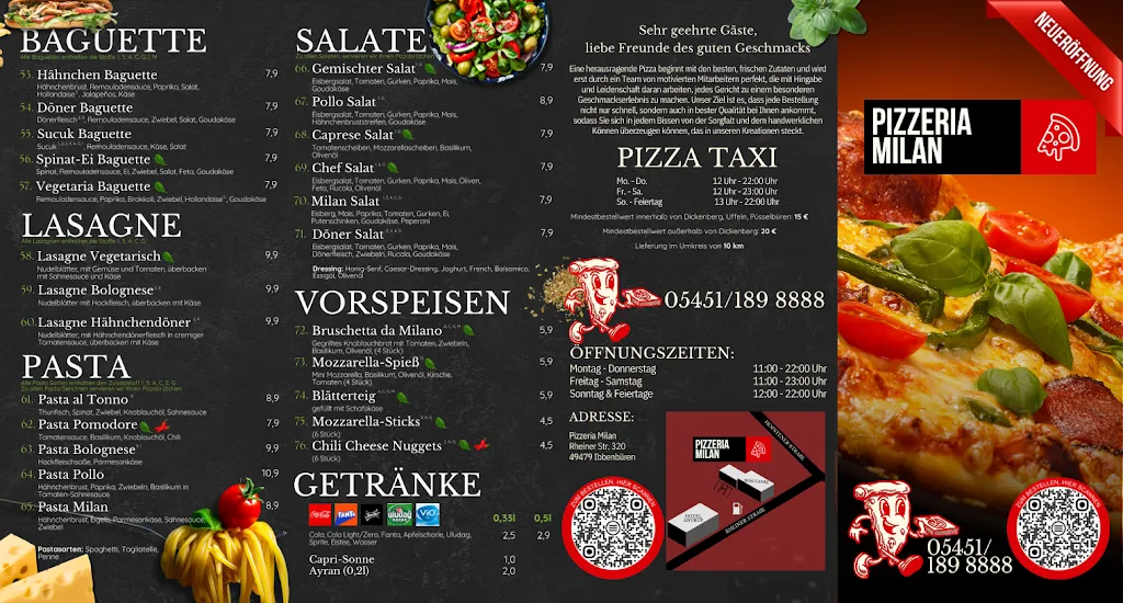 Menu_Pizzeria Milan_Ibbenbüren_image_1