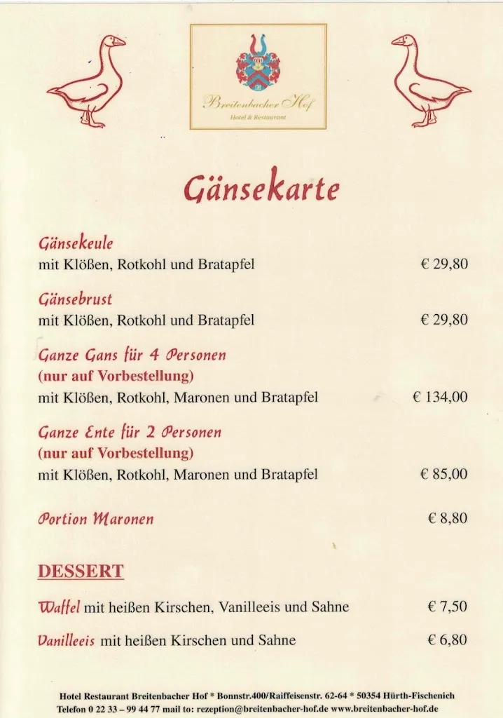 Menu_Restaurant im Breitenbacher Hof_Hürth_immagine_2