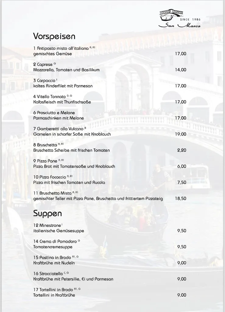 Menu_Ristorante Pizzeria San Marco_Hürth_image_2