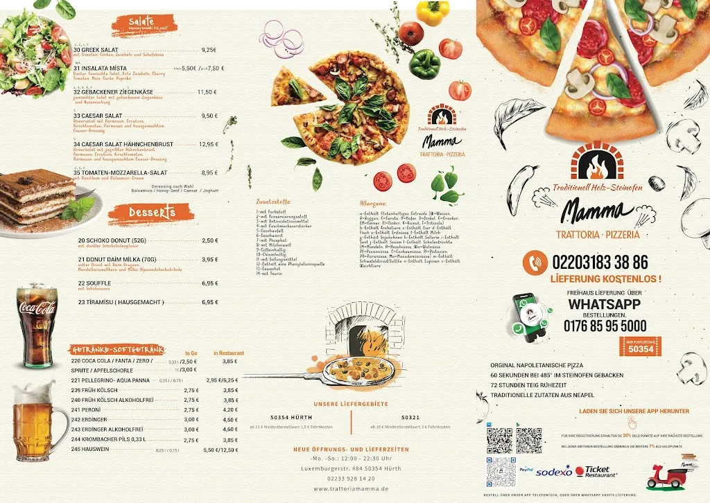 Menu_TRATTORIA MAMMA_Hürth_image_1