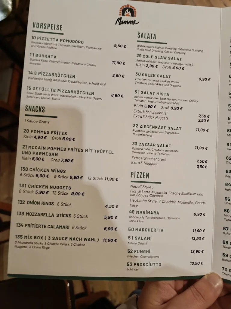 Menu_TRATTORIA MAMMA_Hürth_image_4