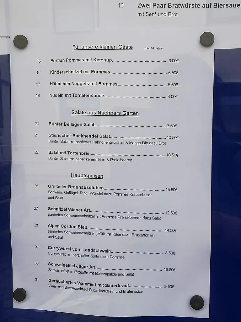 Menu_La Bella Napoli | ehemals Brauhausstuben Geisenhausen_Geisenhausen_immagine_1