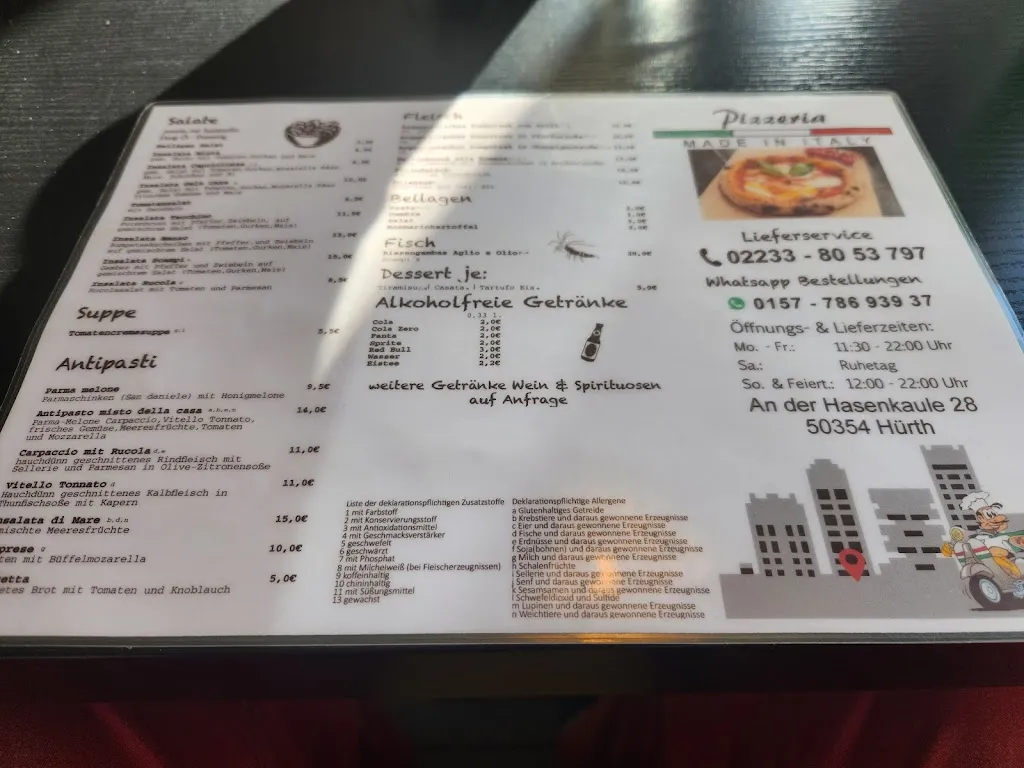 Menu_Made in italy - Neapolitanische Pizza_Hürth_image_2