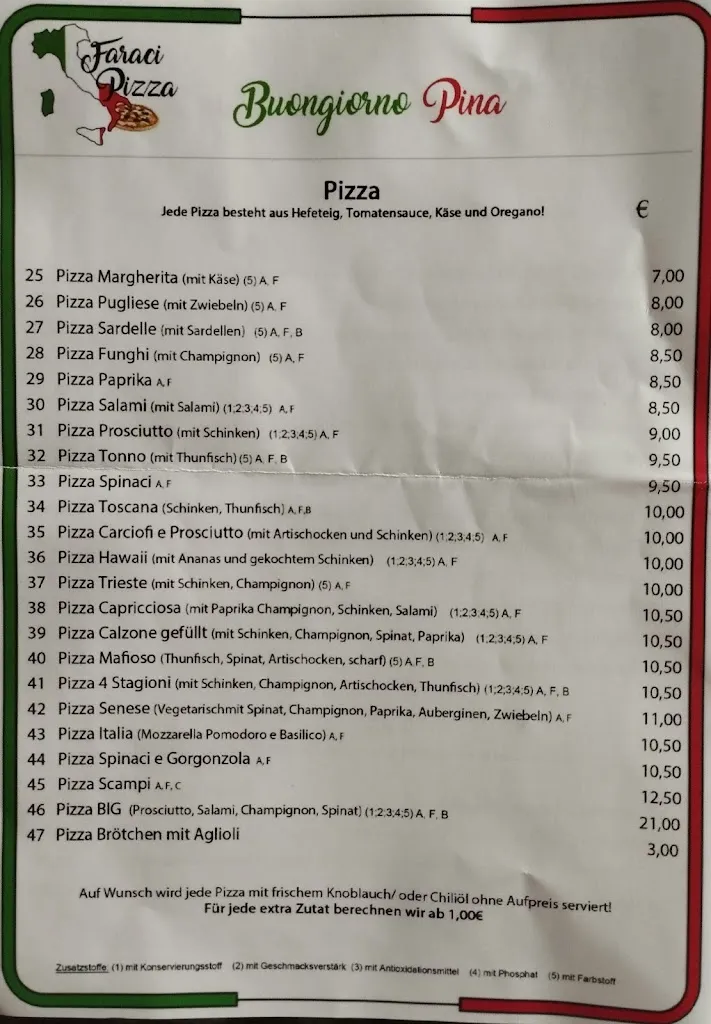 Menu_Faraci Pizza_Hürth_image_1