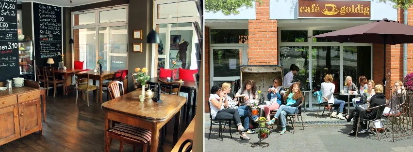 Café Goldig restaurant in Hürth