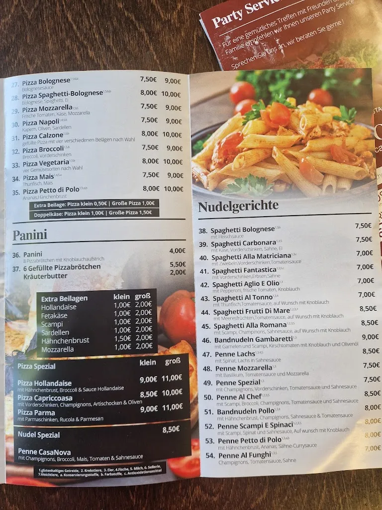 Menu_Pizzeria CasaNova la Fantastica_Jüchen_image_4