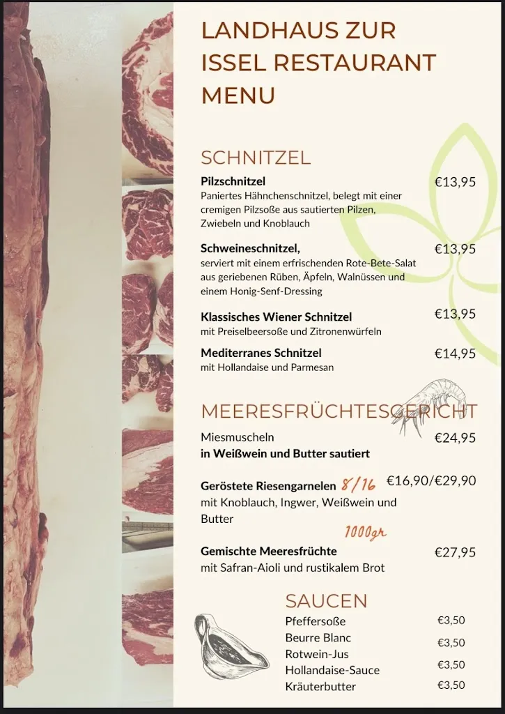 Menu_Landhaus zur Issel Restaurant Bar & Grill_Isselburg_image_2