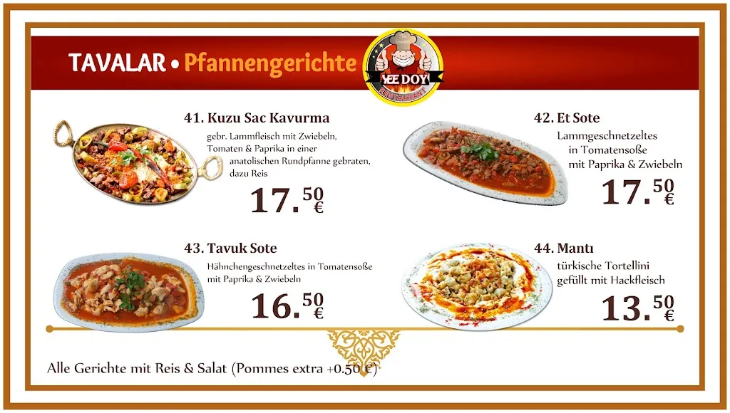 Menü_Yee Doy Döner & Grillgerichte Köln Kalk_Köln_Bild_1