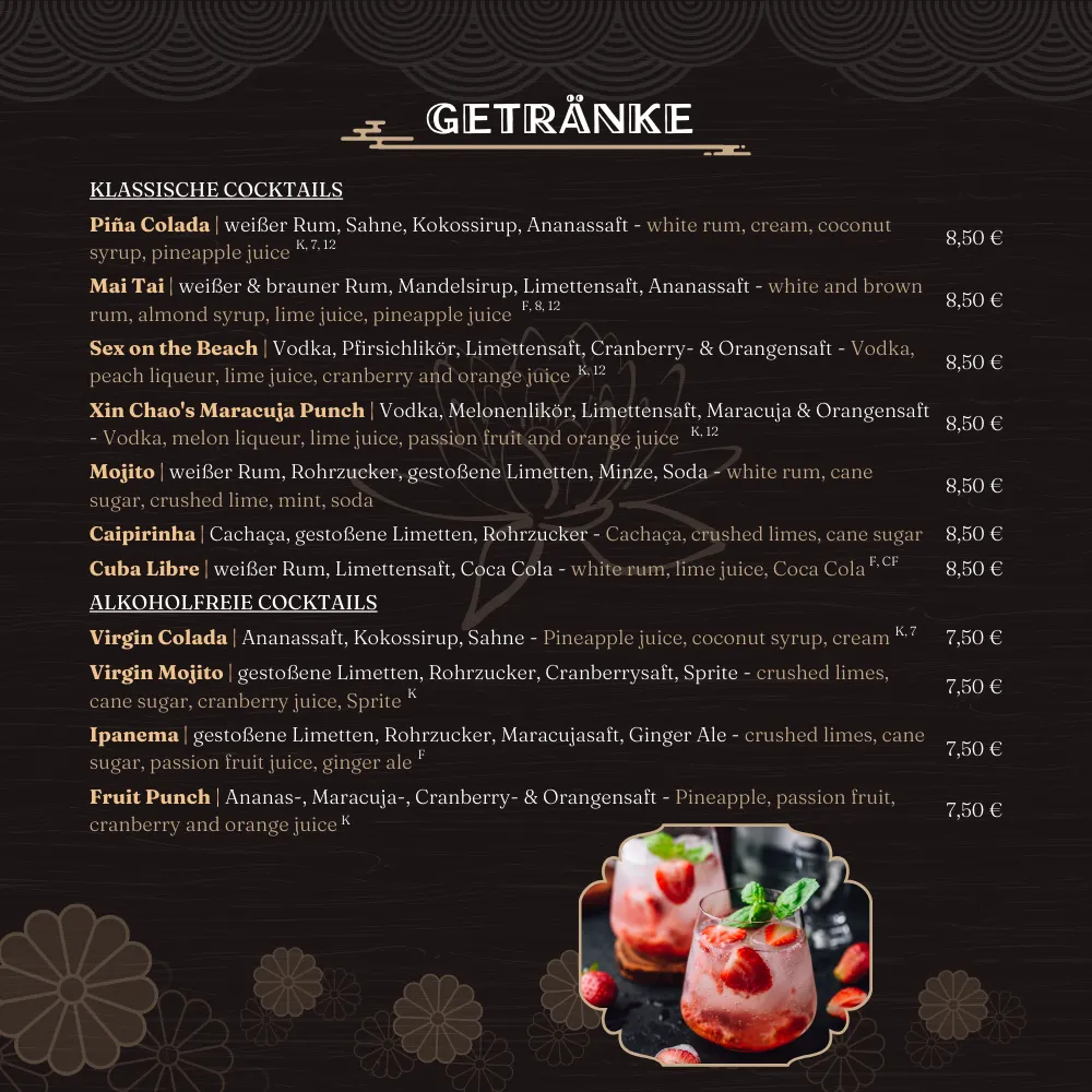 Menu_Xin Chao 24 Restaurant _Köln_immagine_4