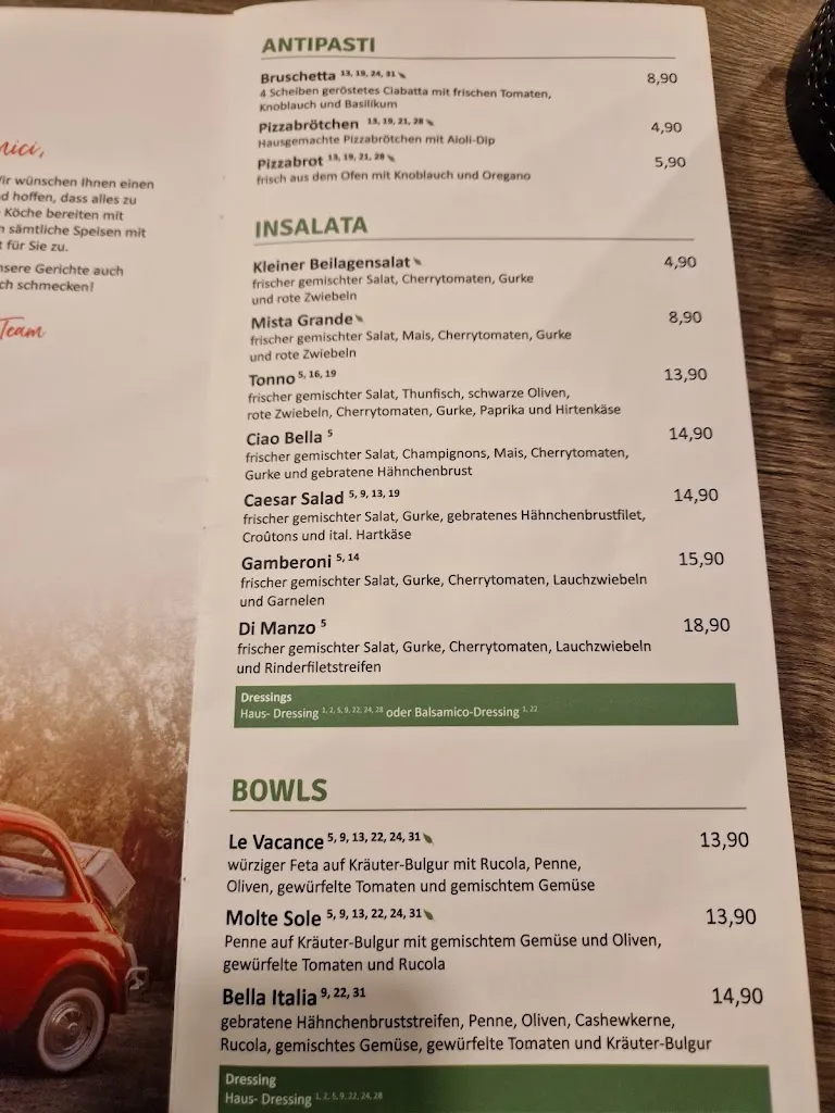 Menu_Ciao Bella Köln Arcaden_Köln_image_4