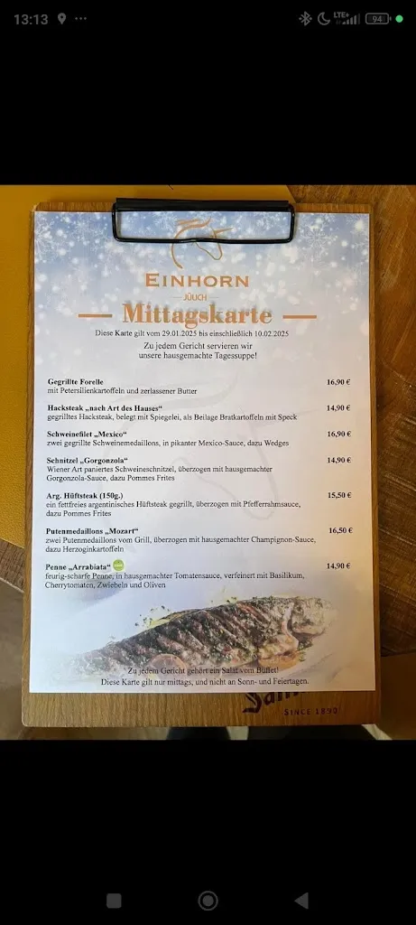 Menu_Restaurant Einhorn_Jülich_image_3