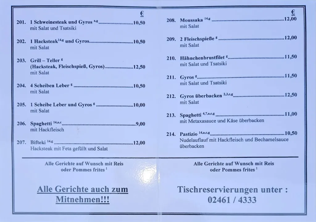 Menu_Restaurant Dionysos_Jülich_image_1