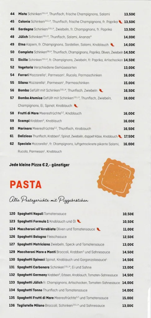 Menu_Della Regina_Jülich_image_3