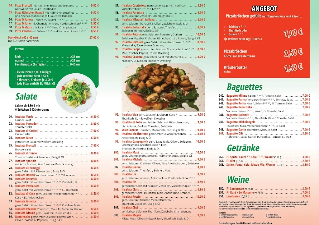 Menu_Pizzeria Bella Italia Jülich_Jülich_image_1