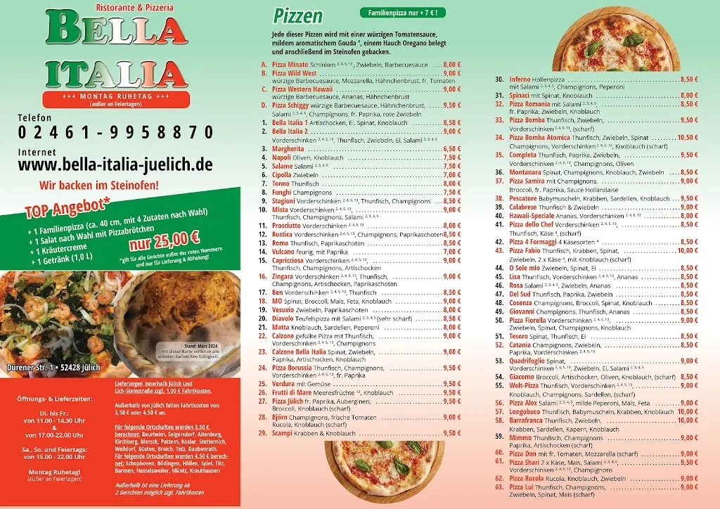 Menu_Pizzeria Bella Italia Jülich_Jülich_image_2