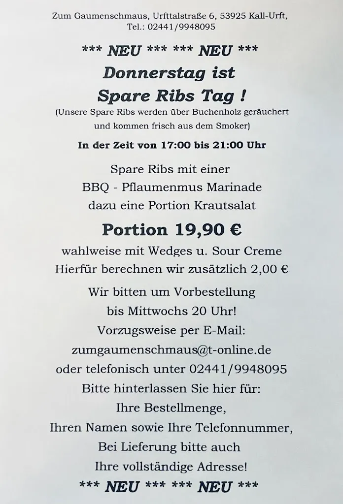 Menu_Zum Gaumenschmaus - Elke Grein + Daniela Goltzsche_Kall_immagine_1
