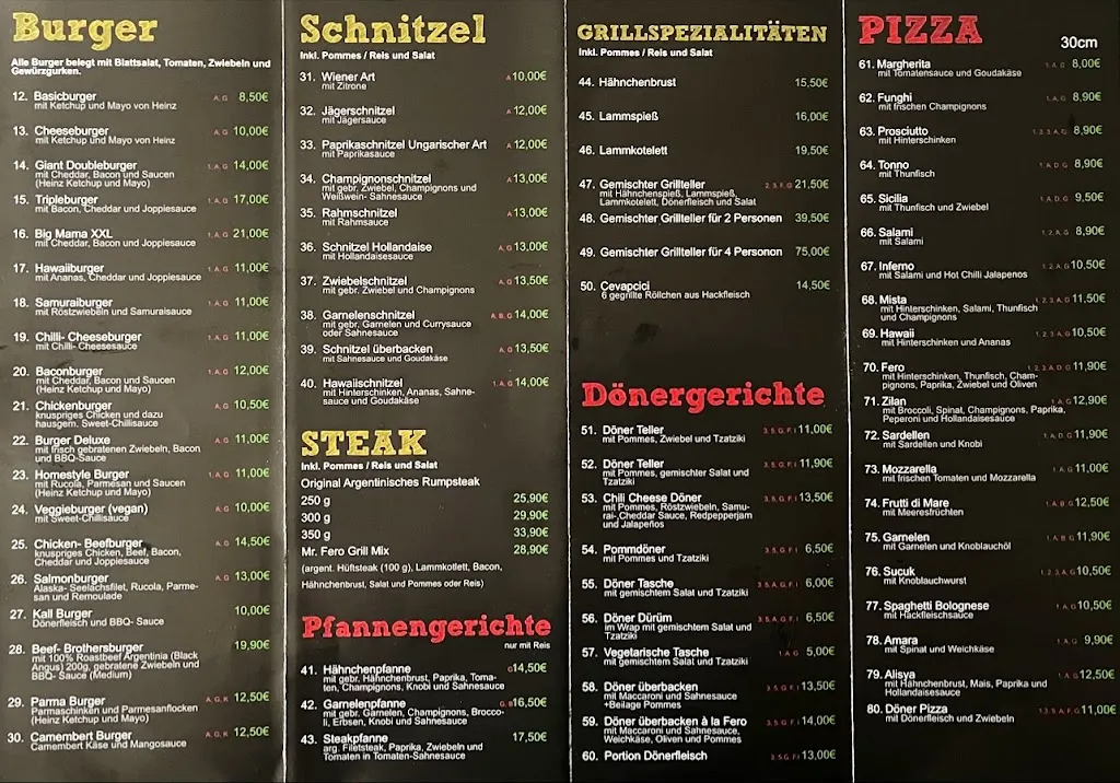 Menu_FERO Restaurant & Grill_Kall_immagine_3