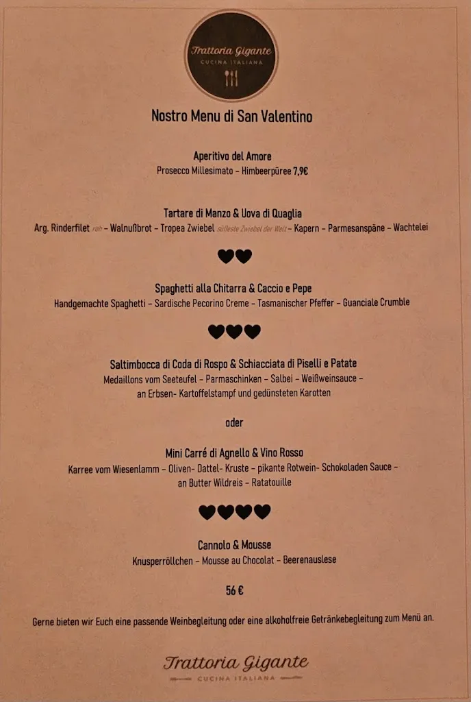 Menu_Trattoria Gigante Neuss_Neuss_immagine_1