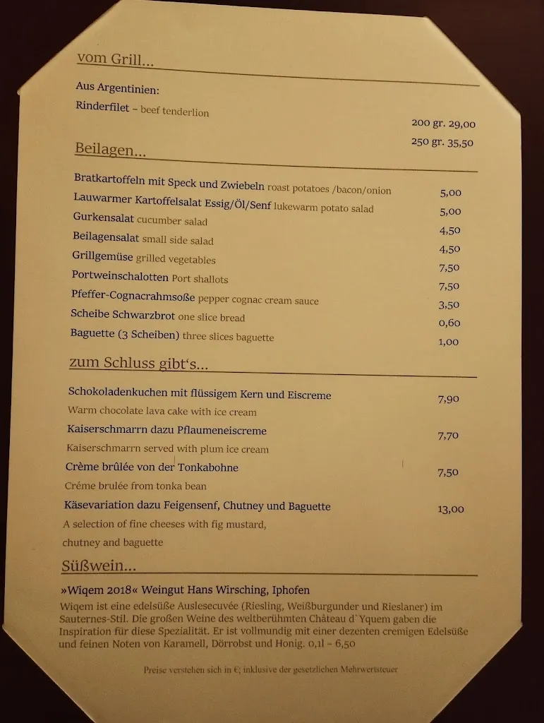 Menu_Restaurant & Weinhaus Stachel_Würzburg_image_1