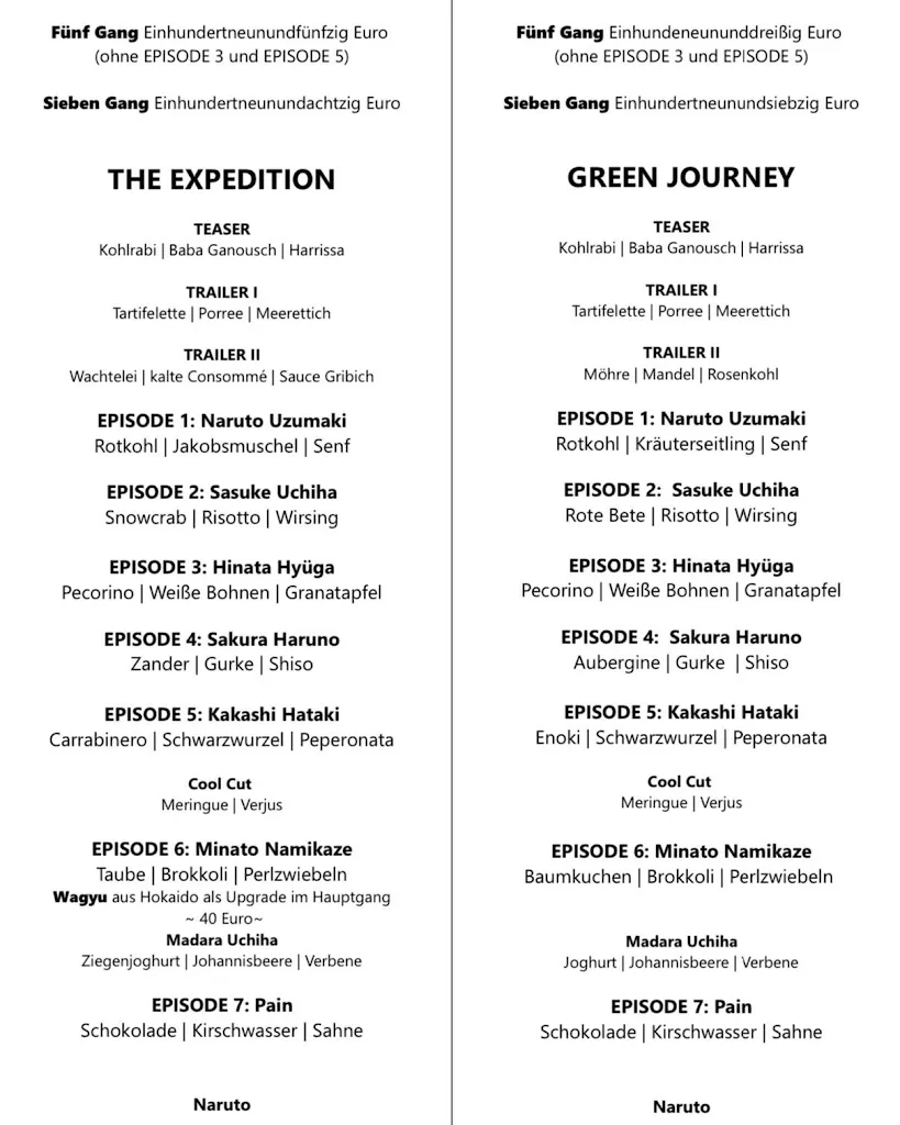 Menu_Anthony's Kitchen - MICHELIN Düsseldorf_Meerbusch_image_1