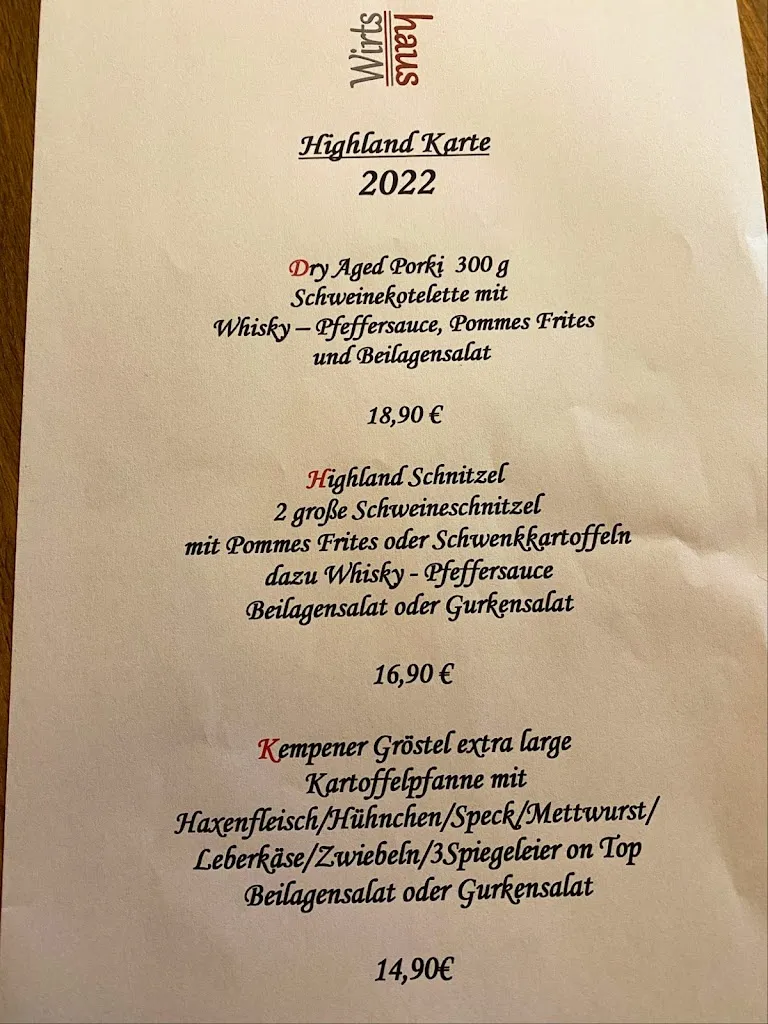 Menu_Wirtshaus Kempen & Treppchen_Kempen_immagine_1