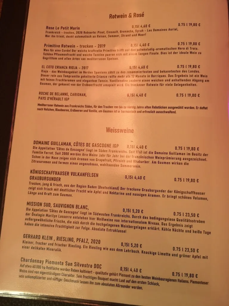 Menu_Henry's Sandbar & Restaurant_Kerpen_image_1