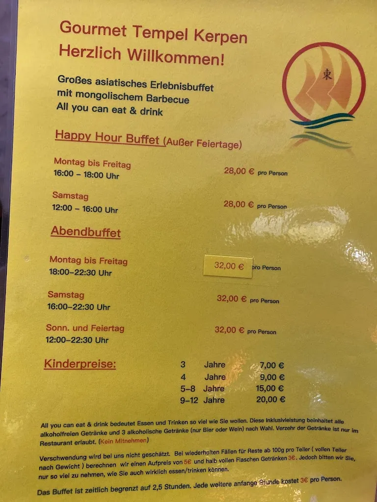 Menu_Gourmet Tempel Kerpen_Kerpen_immagine_1