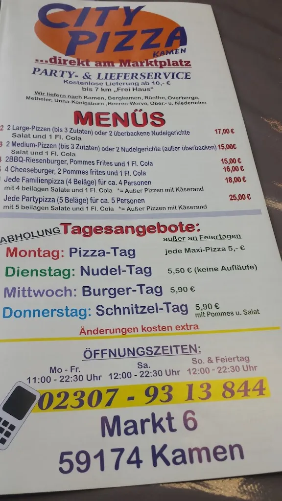 Menu_City Pizza_Kamen_immagine_1