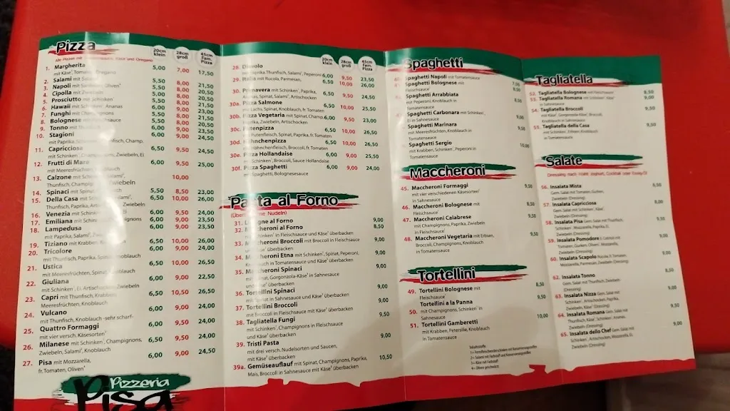 Menu_Pizzeria Pisa_Kamen_image_1
