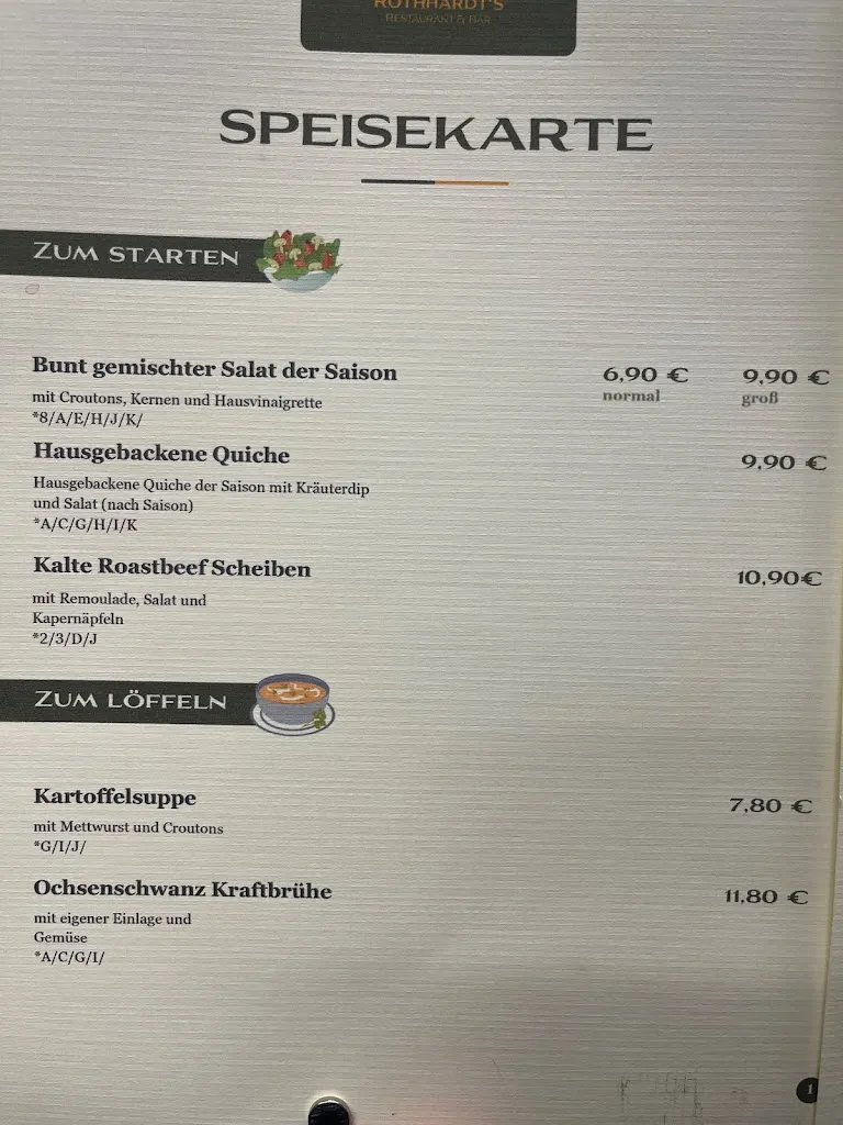 Menu_Rothhardt's Restaurant & Bar_Kierspe_image_1