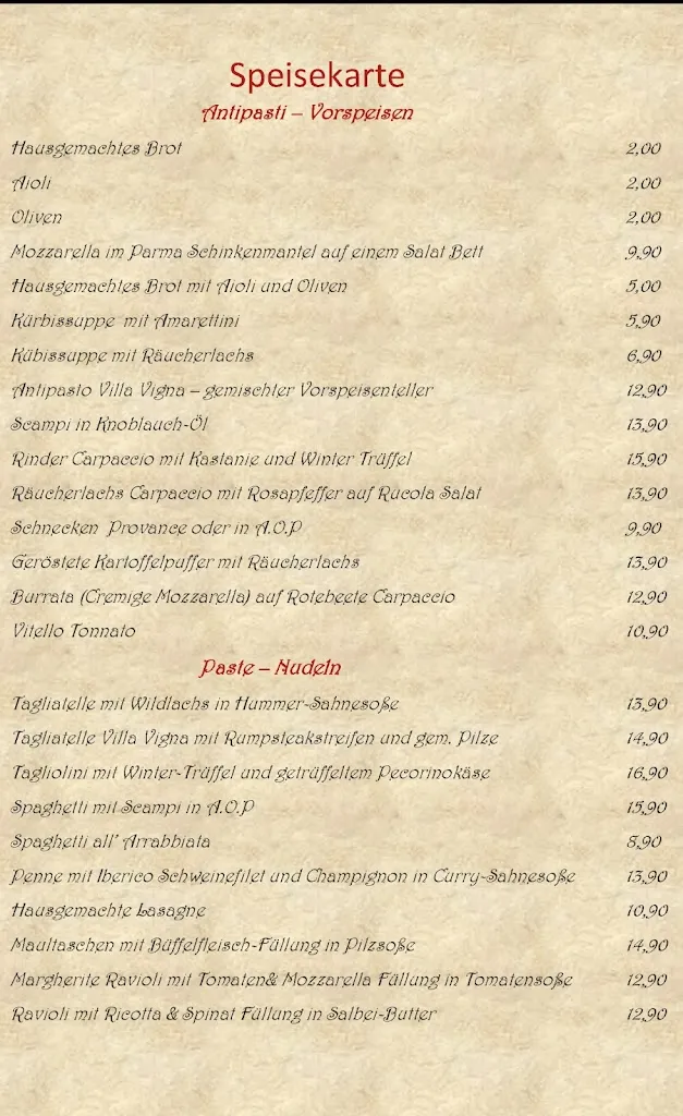 Menu_Restaurant Villa Vigna - Kamp-Lintfort_Kamp-Lintfort_image_4