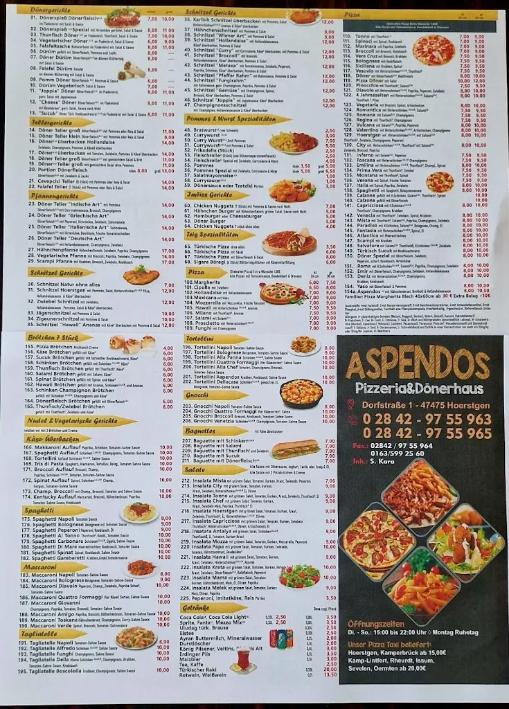 Menu_Aspendos Pizzeria & Dönerhaus_Kamp-Lintfort_image_1
