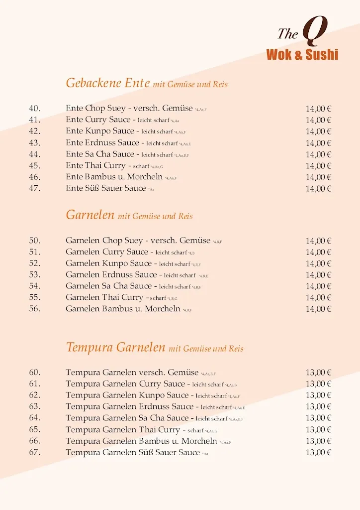 Menu_TheQ - Wok & Sushi_Georgensgmünd_immagine_1
