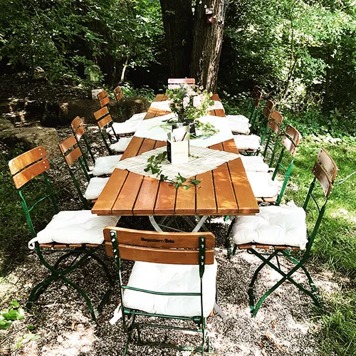 Hämmerla Biergarten restaurant in Georgensgmünd