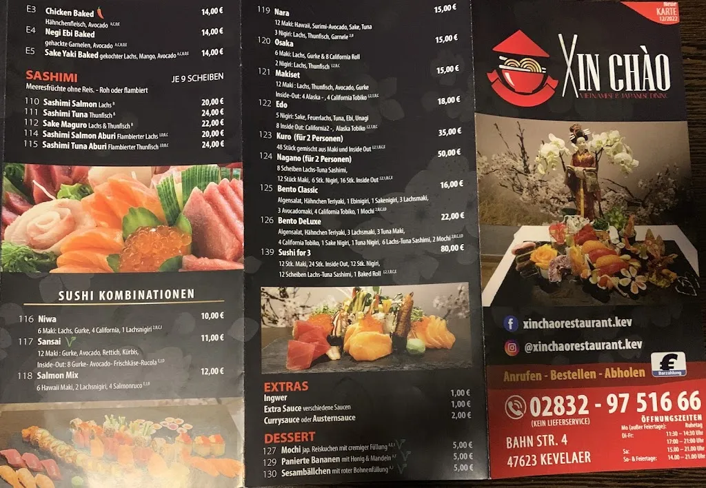 Menu_Xin Chào Restaurant_Kevelaer_image_3